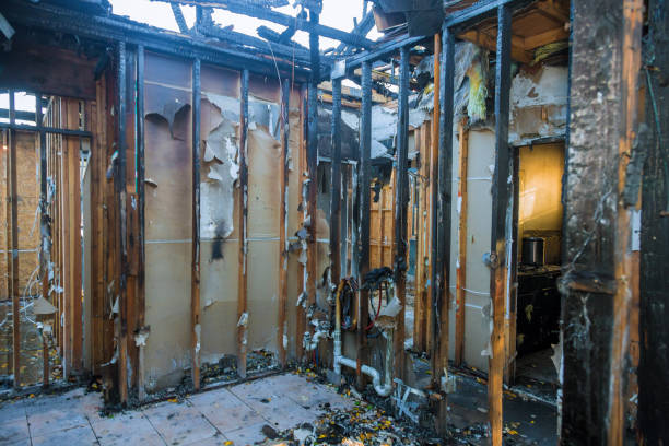 Professional Fire Damage Removal technician working in Robinson, TX